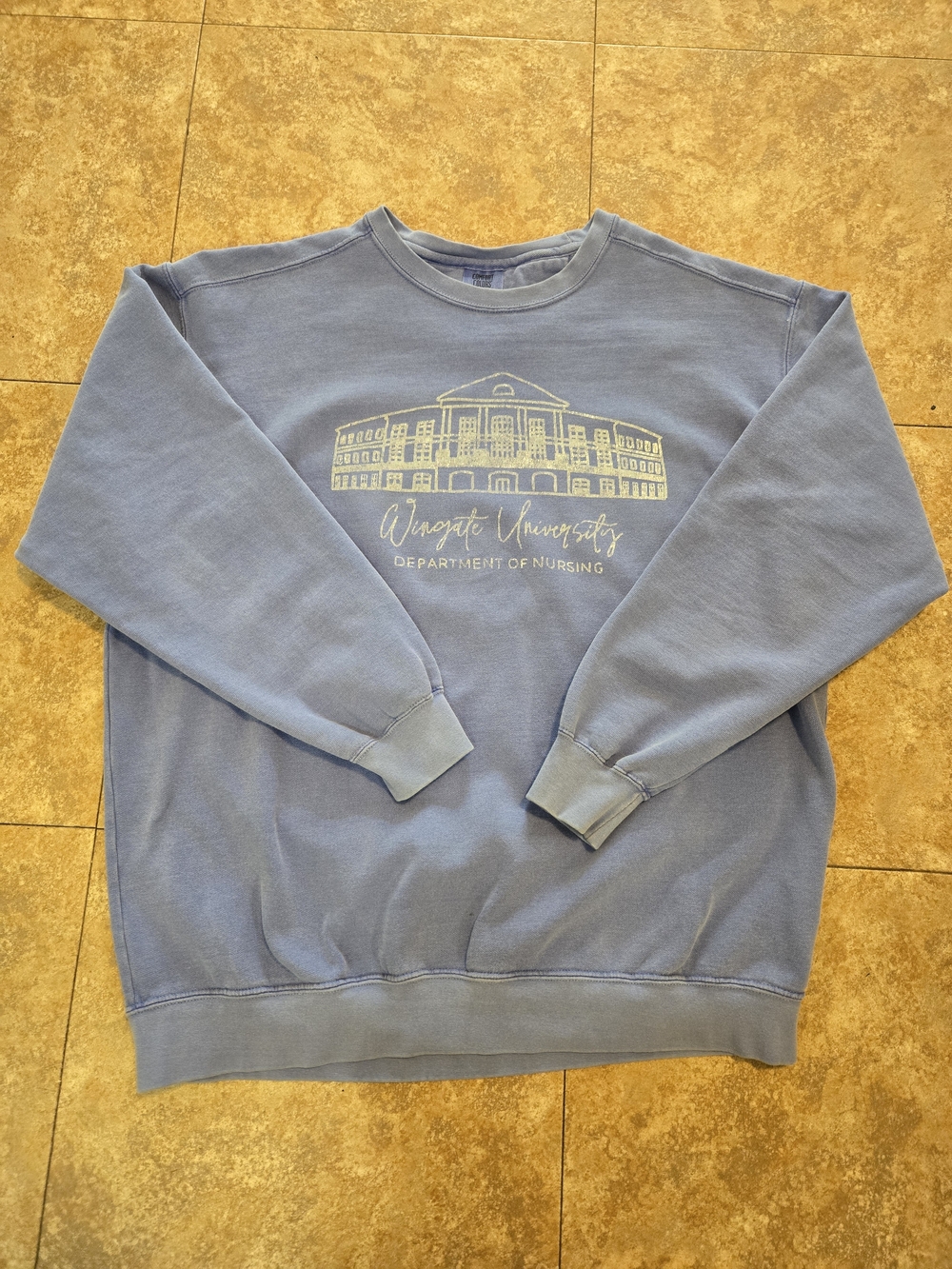Comfort Colors Dusty Blue University Nursing Crewneck Sweatshirt